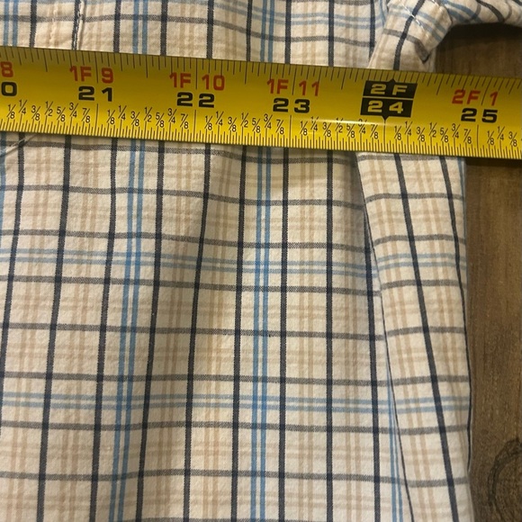 Wrangler Blue and White Casual Button Down Shirt - Picture 4 of 4